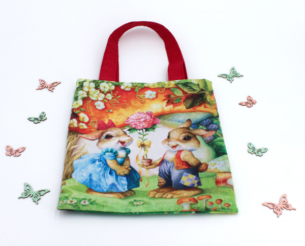 Geschenkbeutelchen Häschenständchen